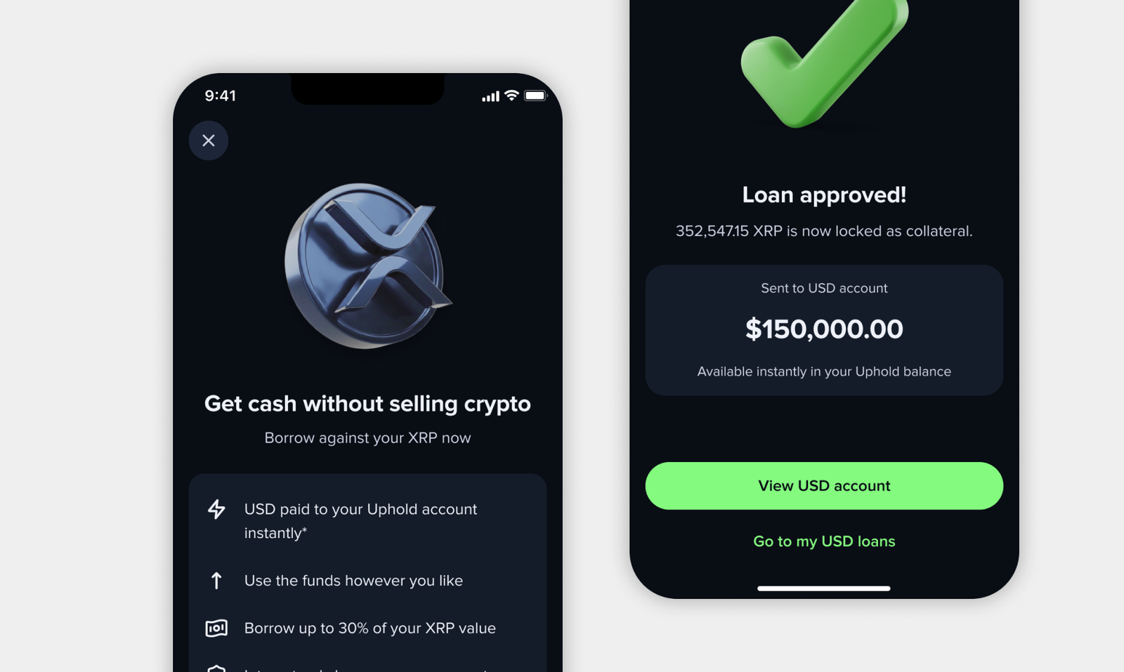 Borrow USD — loan management
