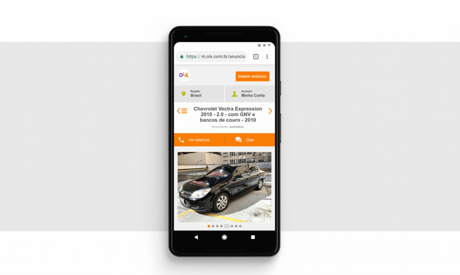 OLX Brazil — product detail page